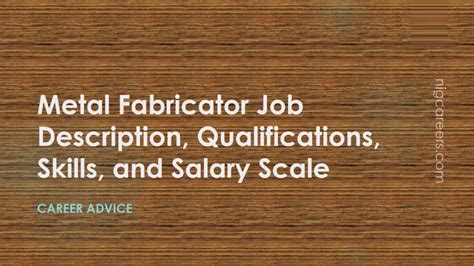 average metal fabrication salary|aluminum fabrication job description.